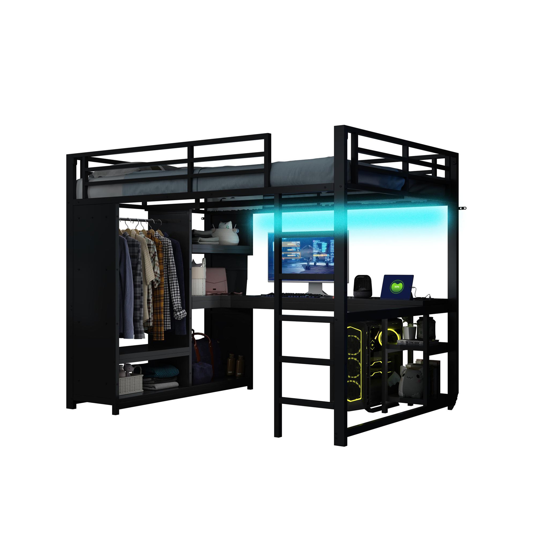 Voir la diapositive 1 : MERAX Lit mezzanine