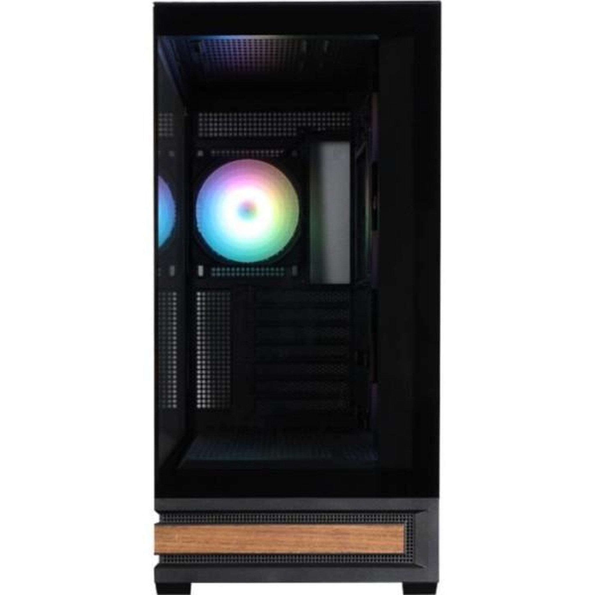 Voir la diapositive 2 : Zalman Boitier sans alimentation - zalman p40 namu - moyen tour - format atx - noir