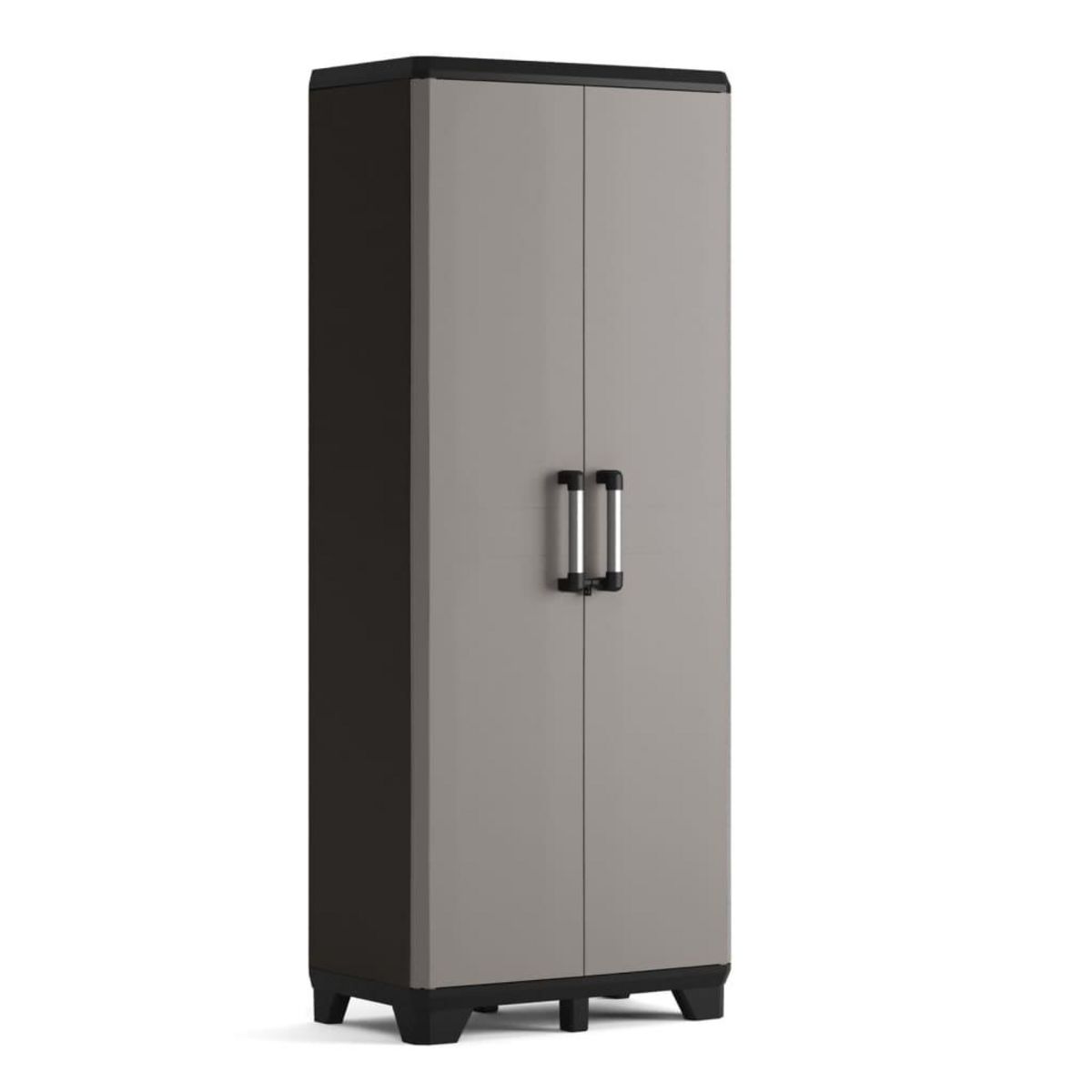 Keter Keter Armoire de rangement avec etageres Pro noir et gris