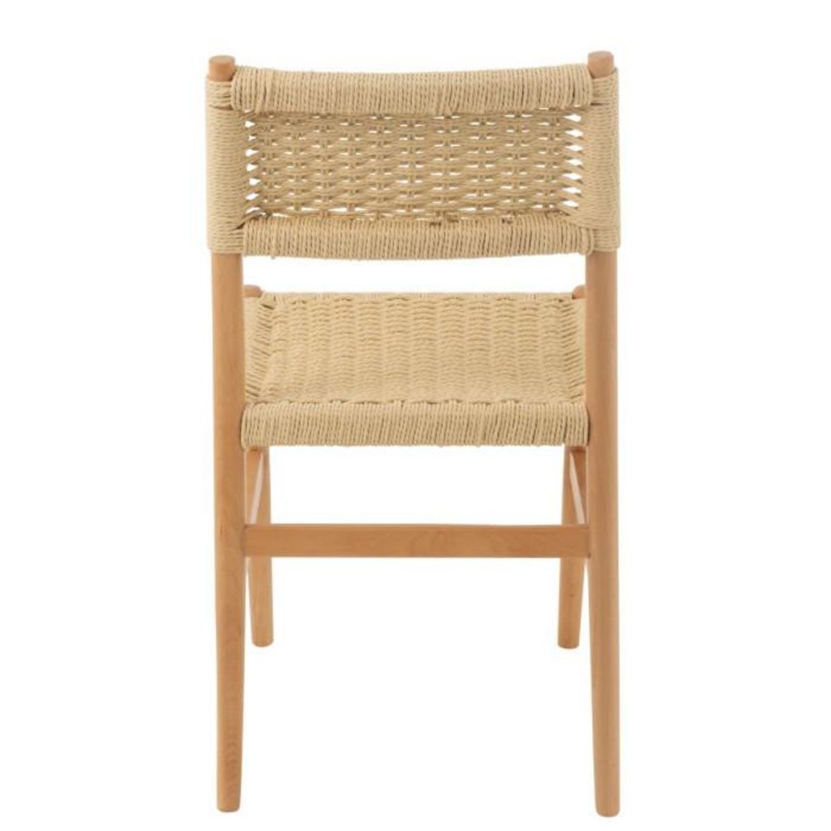 Paris Prix Chaise Corde en Bois  Lap  87cm Naturel