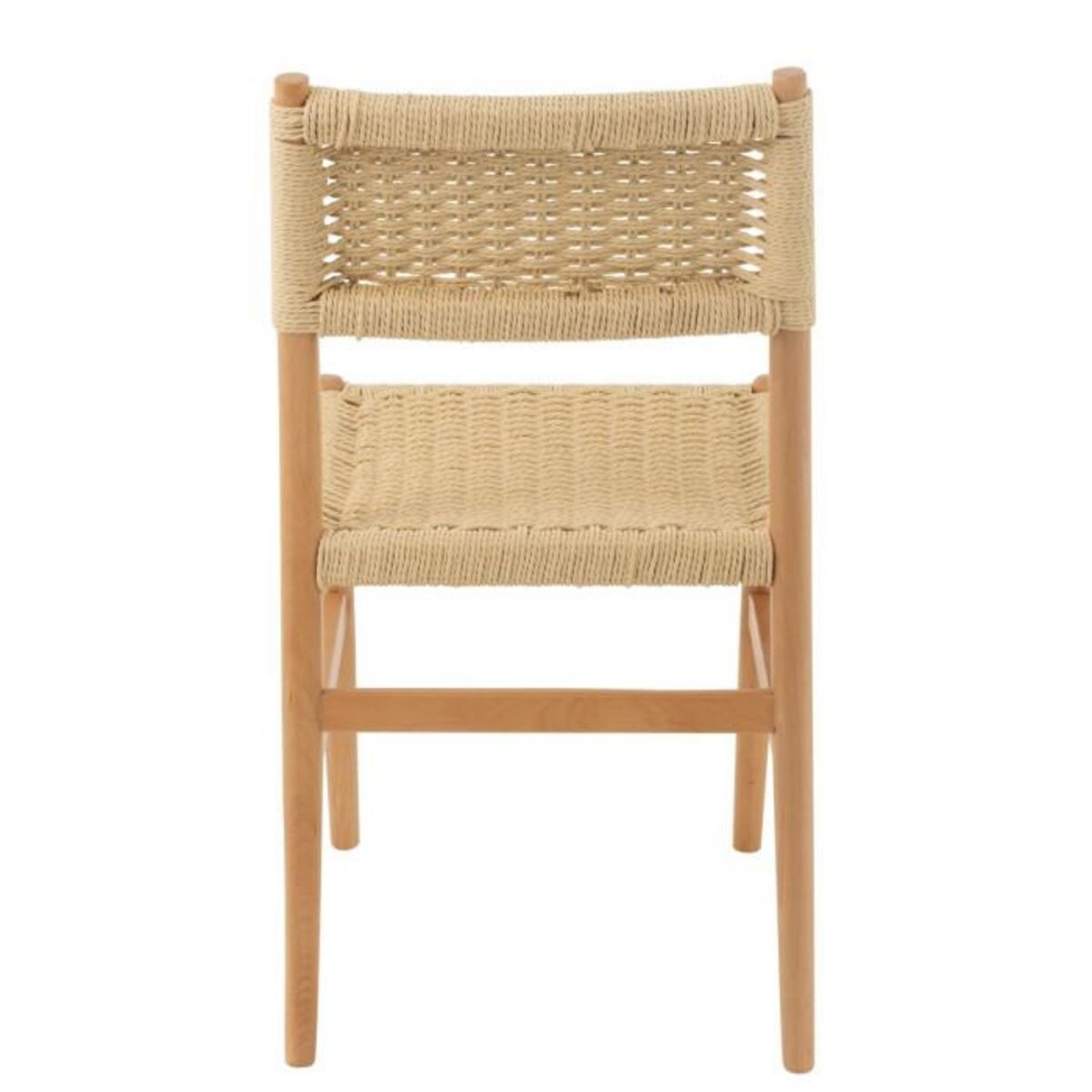 Paris Prix Chaise Corde en Bois  Lap  87cm Naturel