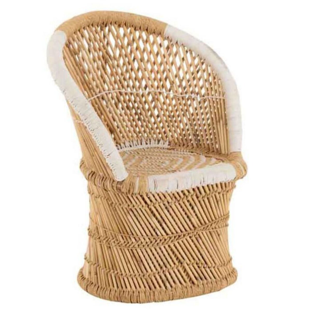 Paris Prix Fauteuil Enfant en Bambou  Smocla  78cm Naturel