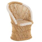 Paris Prix Fauteuil Enfant en Bambou  Smocla  78cm Naturel