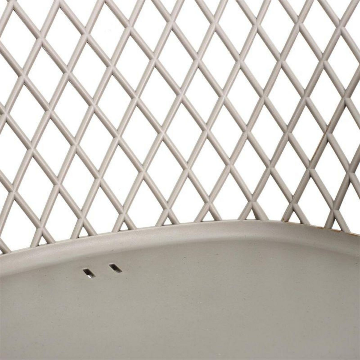 Paris Prix Lot de 4 Fauteuils Design  Malaga  80cm Taupe