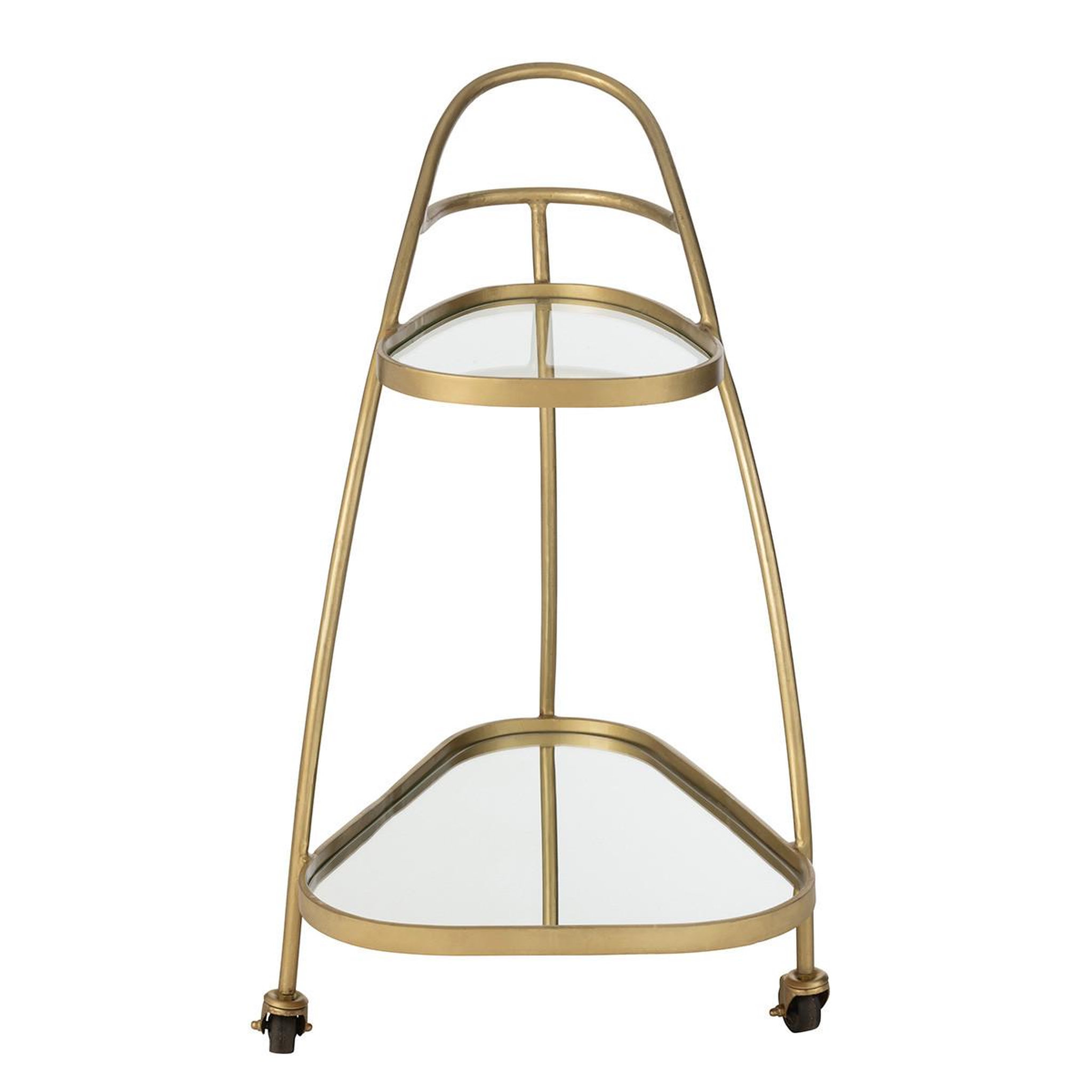 Voir la diapositive 3 : J-LINE Desserte 2 niveaux design  leanor  83cm or