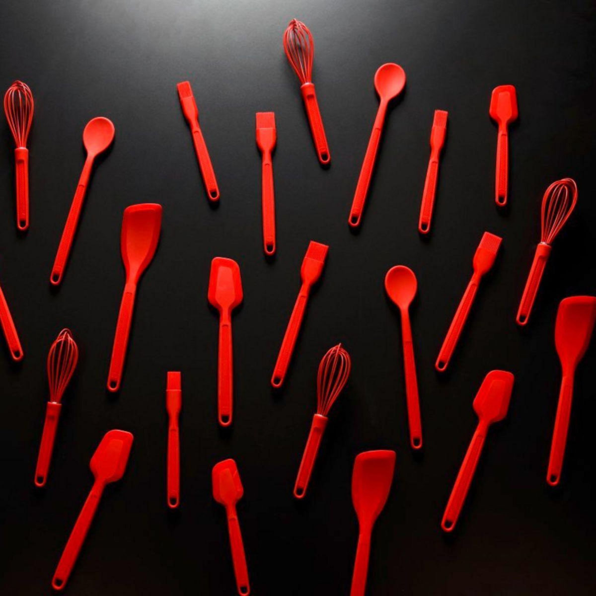 DR.OETKER Ensemble de 2 Cuillères en silicone 30,5 cm Dr.Oetker Flexxibel Love