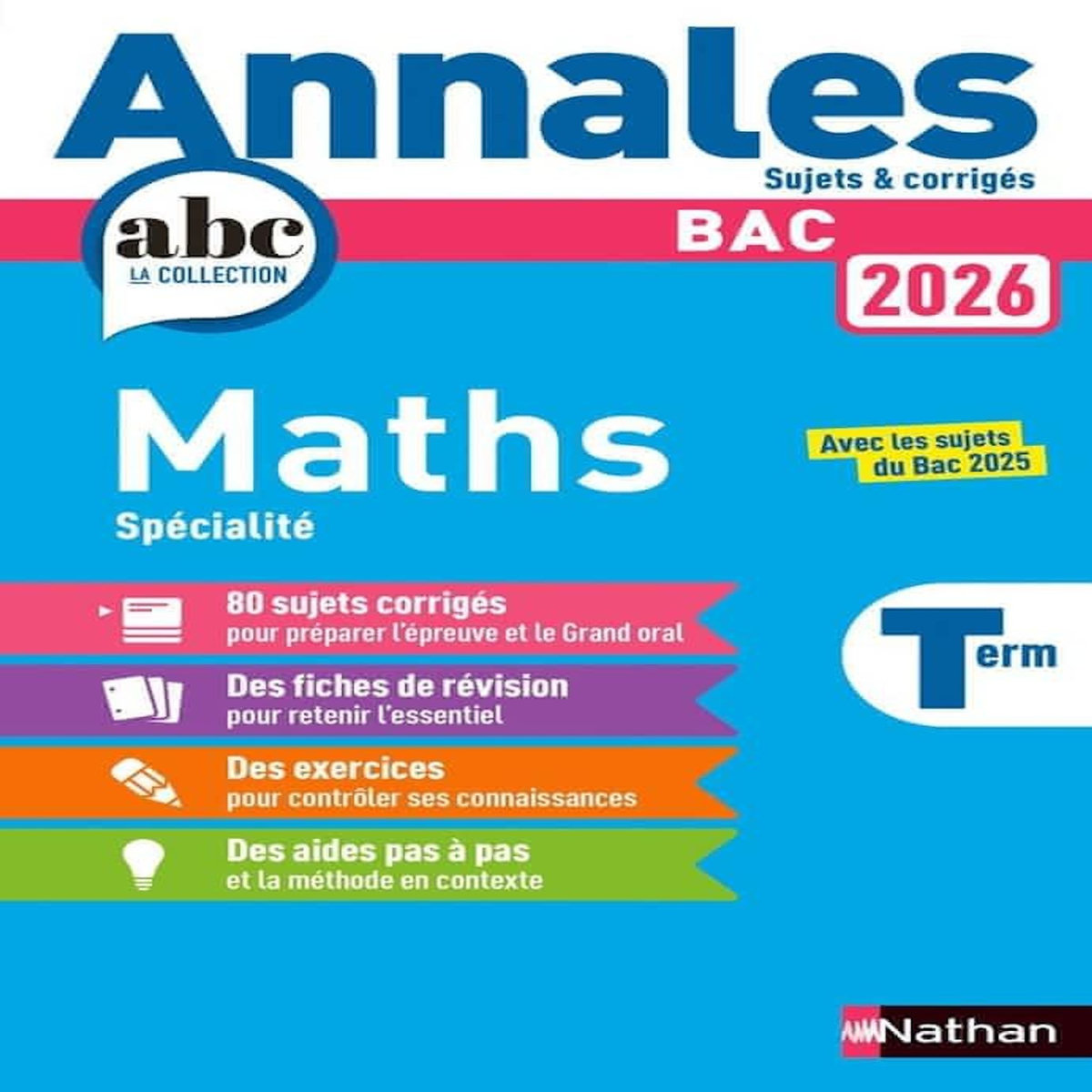 ANNALES MATHEMATIQUES TLE SPECIALITE. EDITION 2026, Besson Julien