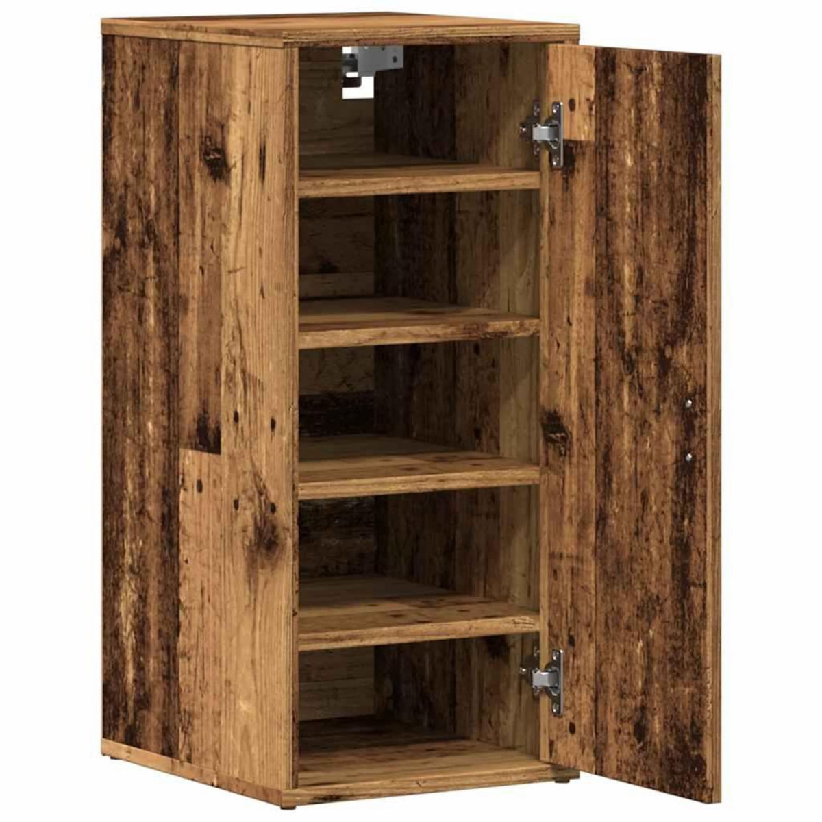 VIDAXL Armoire a chaussures vieux bois 32x35x70 cm bois d'ingenierie