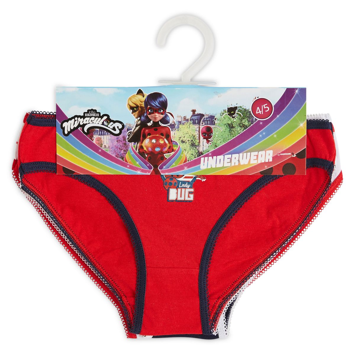 INEXTENSO Lot de 5 culottes Lady bug fille