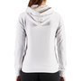 Voir la diapositive 2 : KAPPA Sweat à Capuche Blanc Femme Kappa Belle Slim