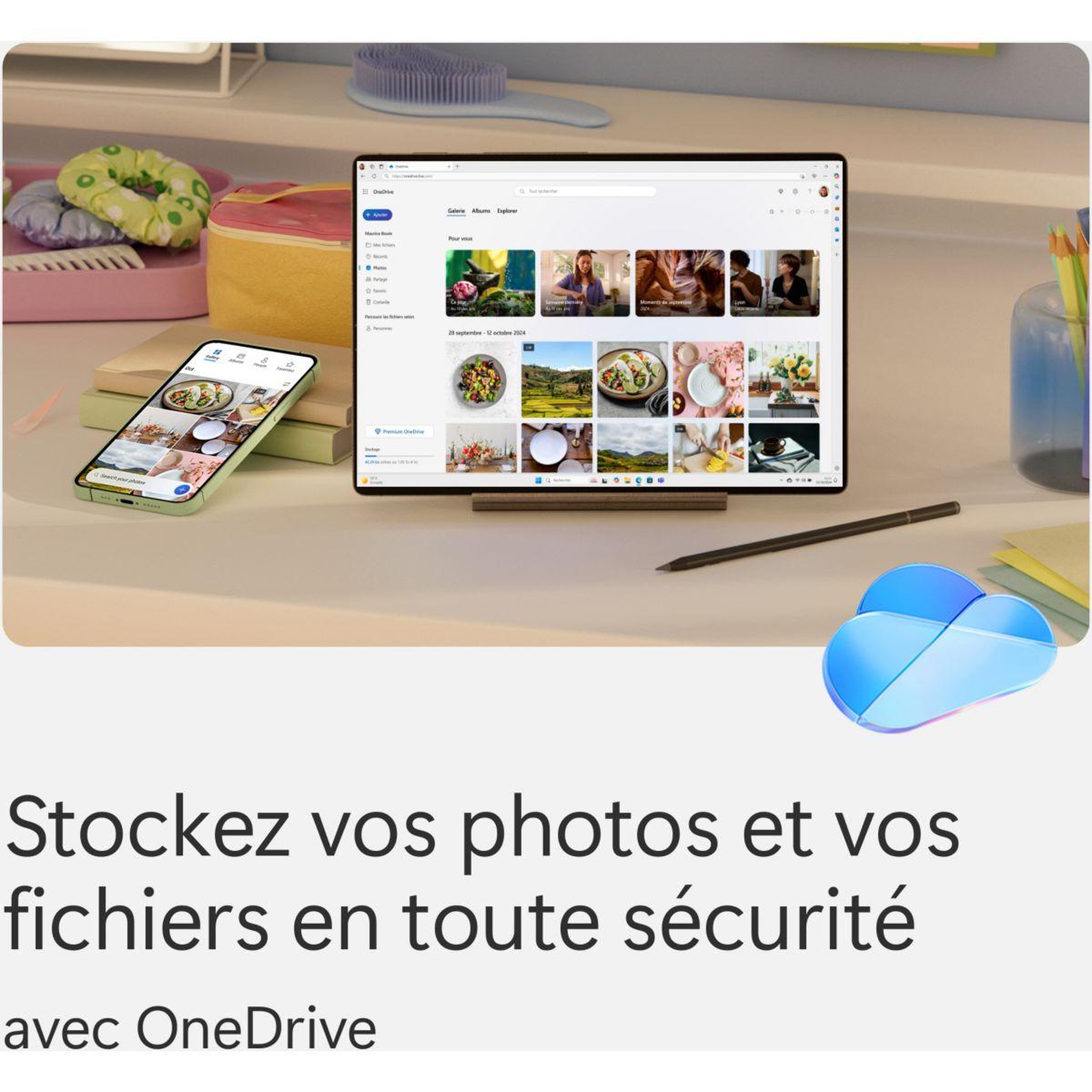 Voir la diapositive 2 : MICROSOFT Logiciel de bureautique M365 Personnel avec IA Copilot