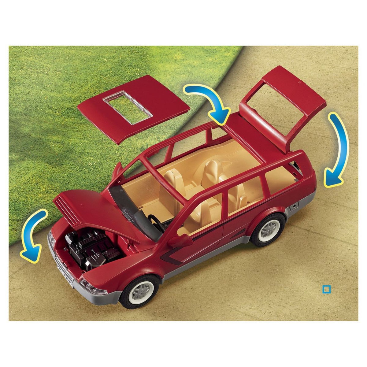 PLAYMOBIL 9421 - Family Fun - Famille avec voiture