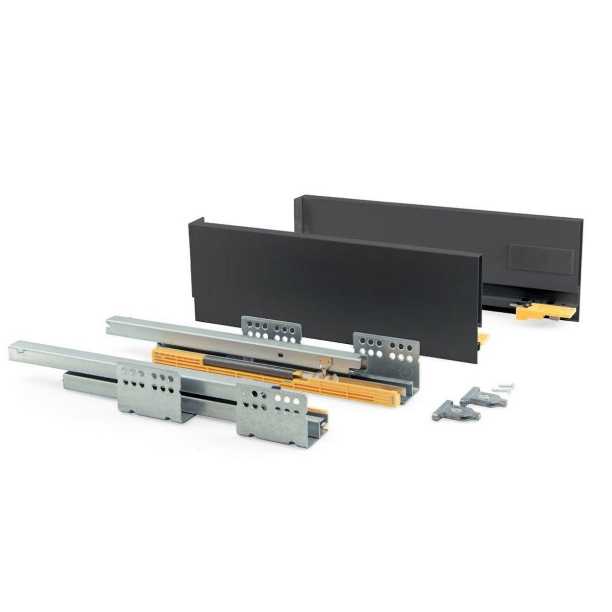 EMUCA SRL Kit de tiroir Concept hauteur 138 mm et profondeur 300 mm finition gris anthracite