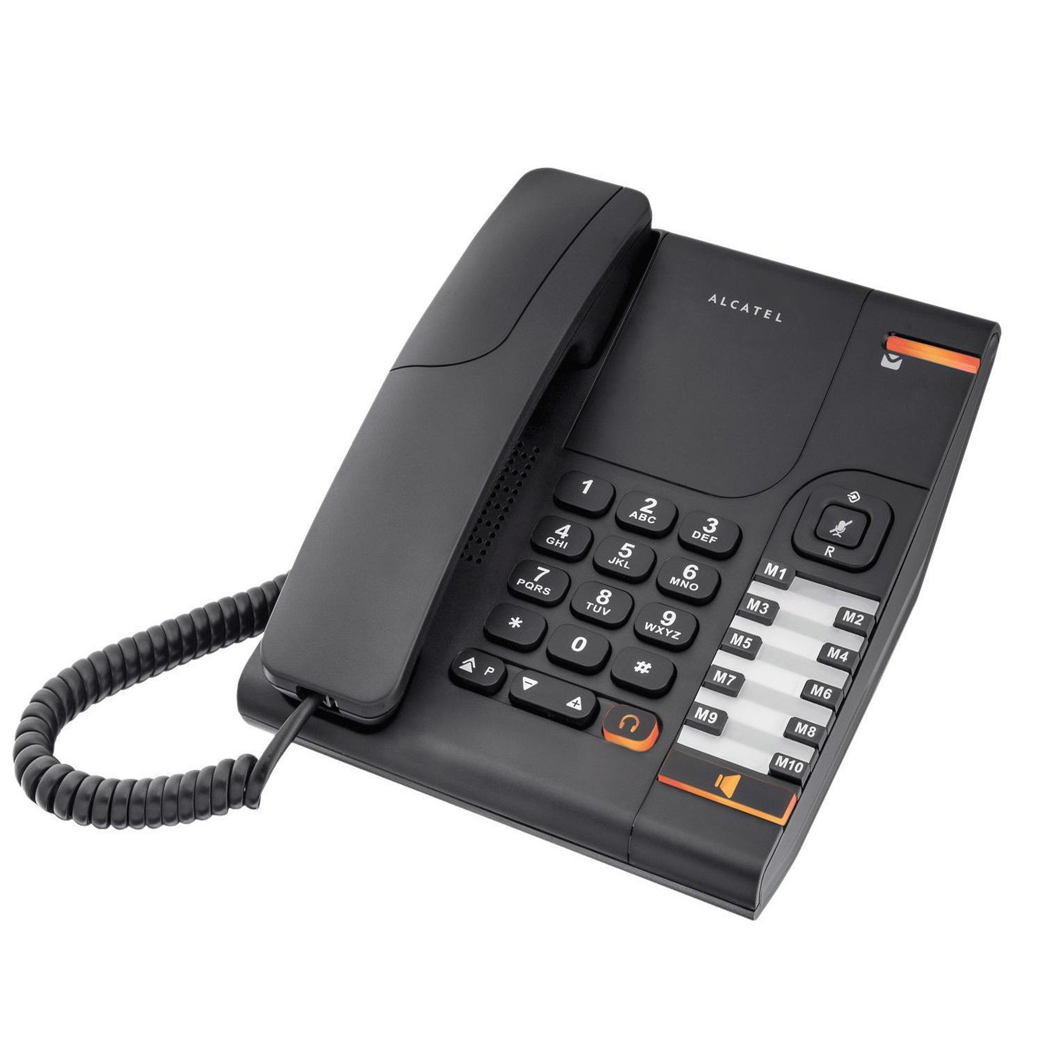 Voir la diapositive 2 : Alcatel Téléphone filaire noir - TEMPORIS380NOIR