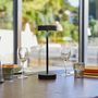 Voir la diapositive 2 : Lumisky Lampe LED design SANDY Noir Aluminium H33cm