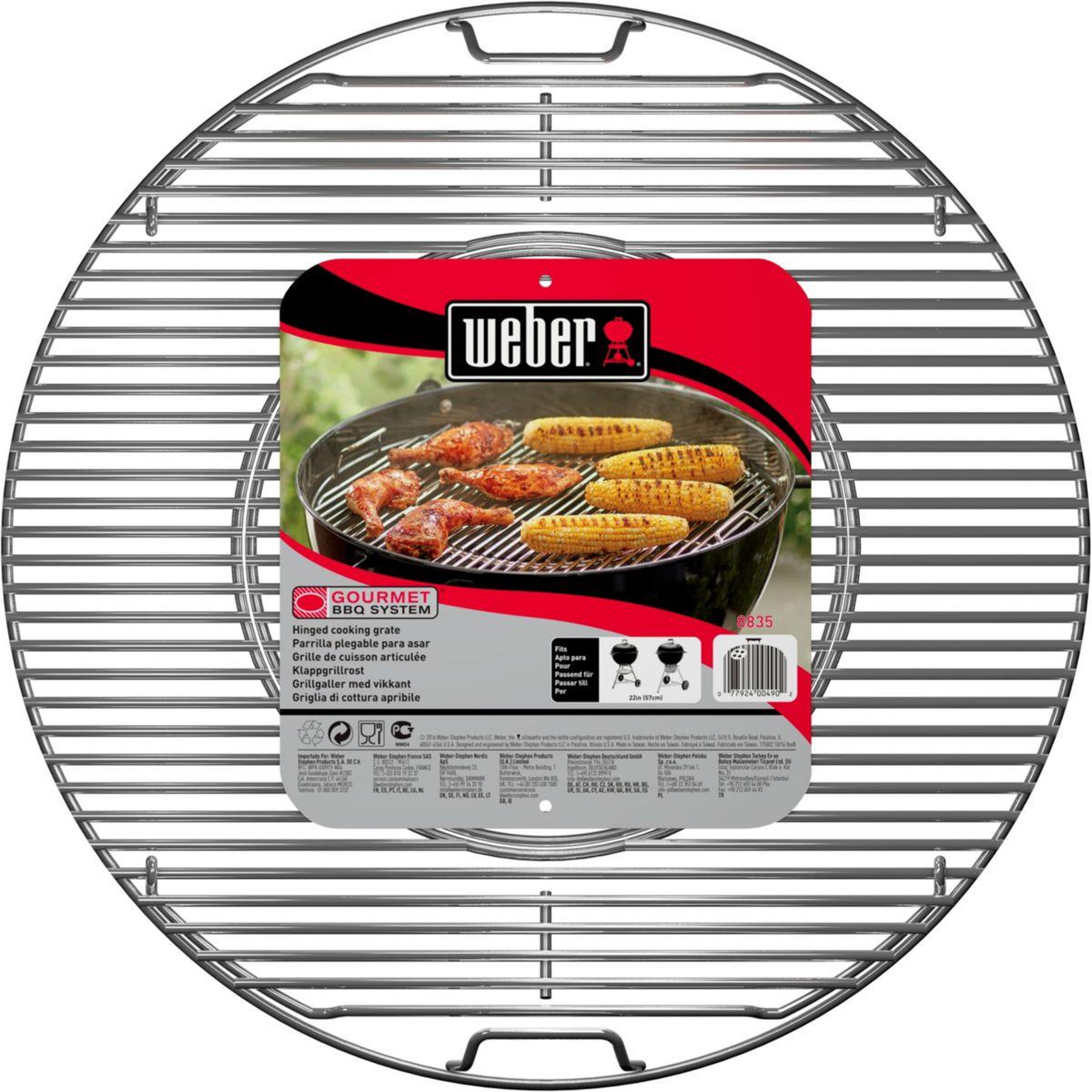 Voir la diapositive 3 : Weber Grille barbecue de cuisson gbs 57cm gourmet bbq system