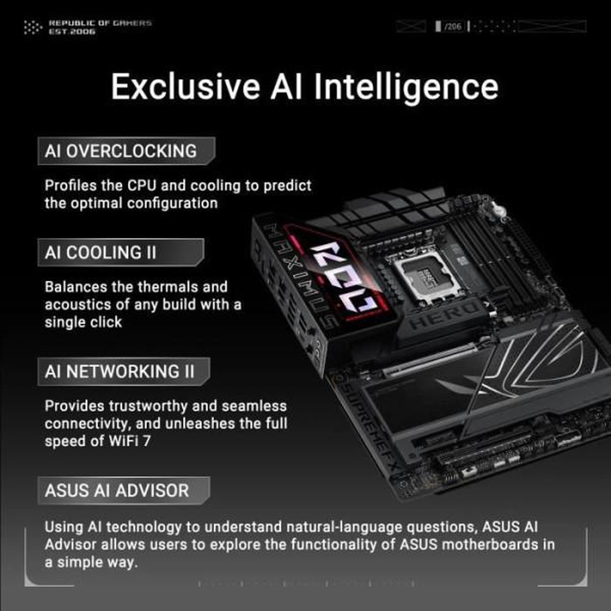 Voir la diapositive 2 : ASUS Carte mere - ASUS - MAXIMUS Z890 HERO - DDR5 - PCIe 4.0 - USB 3.2