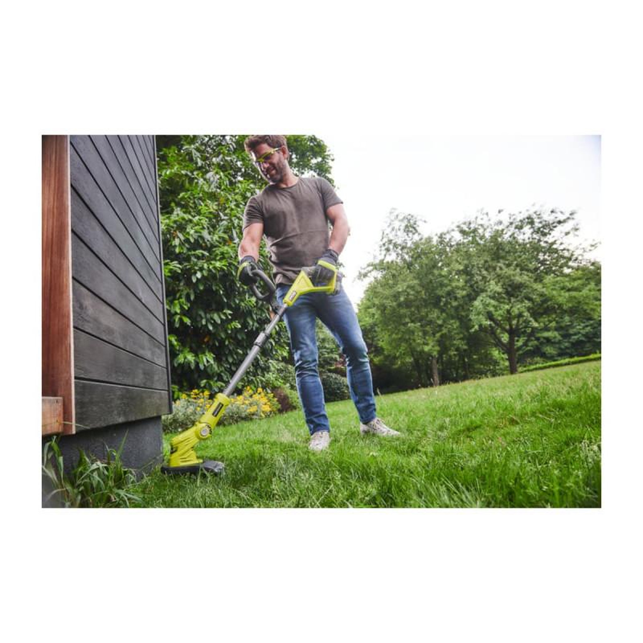 Voir la diapositive 4 : Ryobi Coupe bordures - dresse bordures ryobi 18v one+ - 1 batterie lithiumplus 2.5ah - 1 chargeur rapide