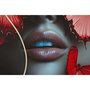 Voir la diapositive 6 : Paris Prix Tableau Imprimé à LED  Butterflies  60x90cm Multicolore