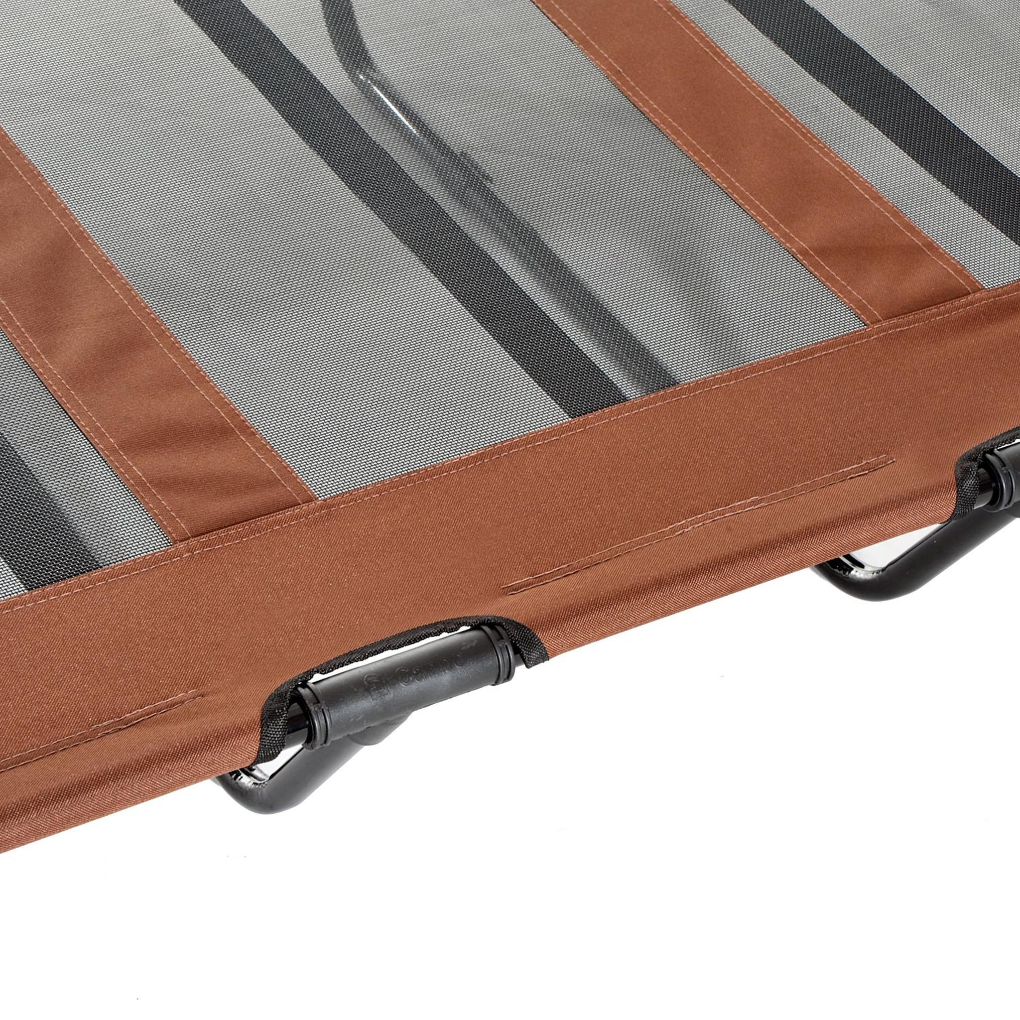 Voir la diapositive 6 : PAWHUT Lit sur pieds xxl pour chien chat lit de camp animal lit surélevé oxford textilène micro-perforé dim. 122l x 92l x 23h cm marron clair