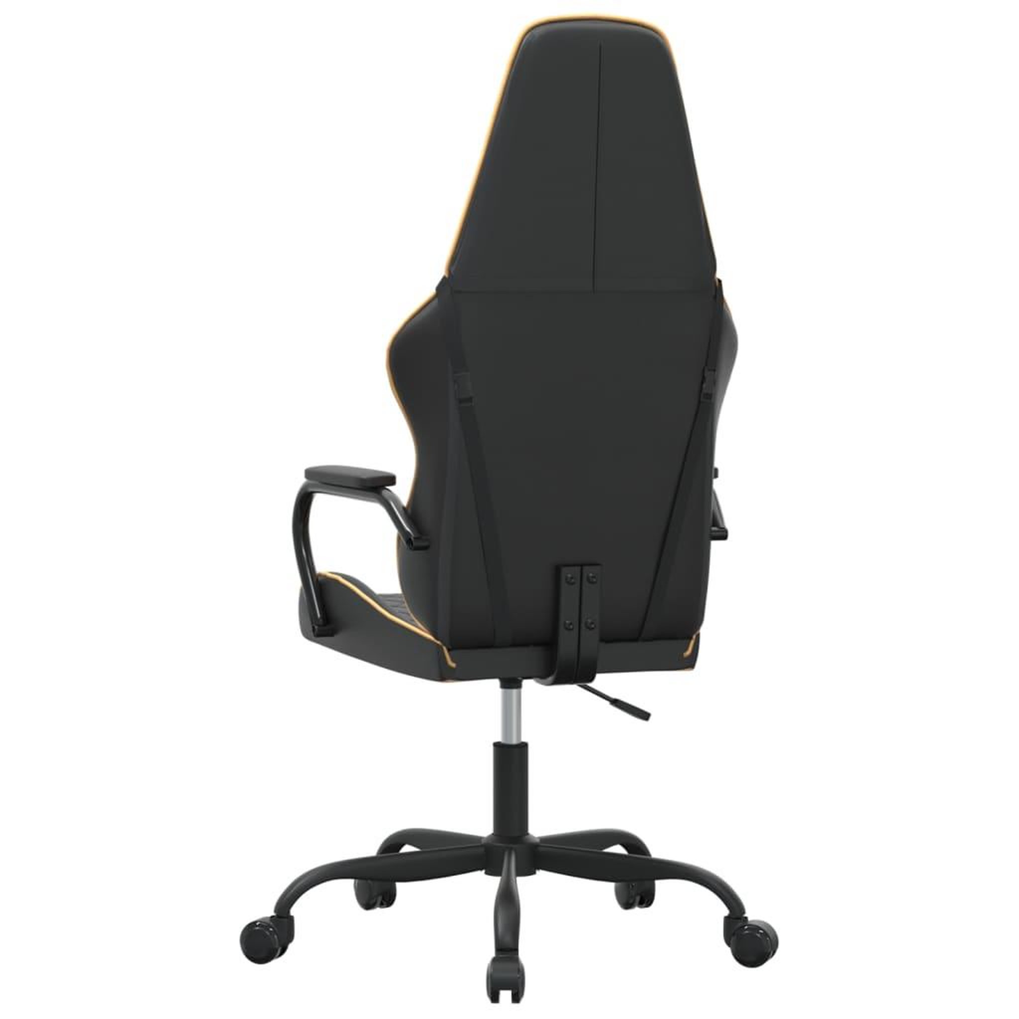 Voir la diapositive 5 : VIDAXL Chaise de jeu Noir et dore Similicuir