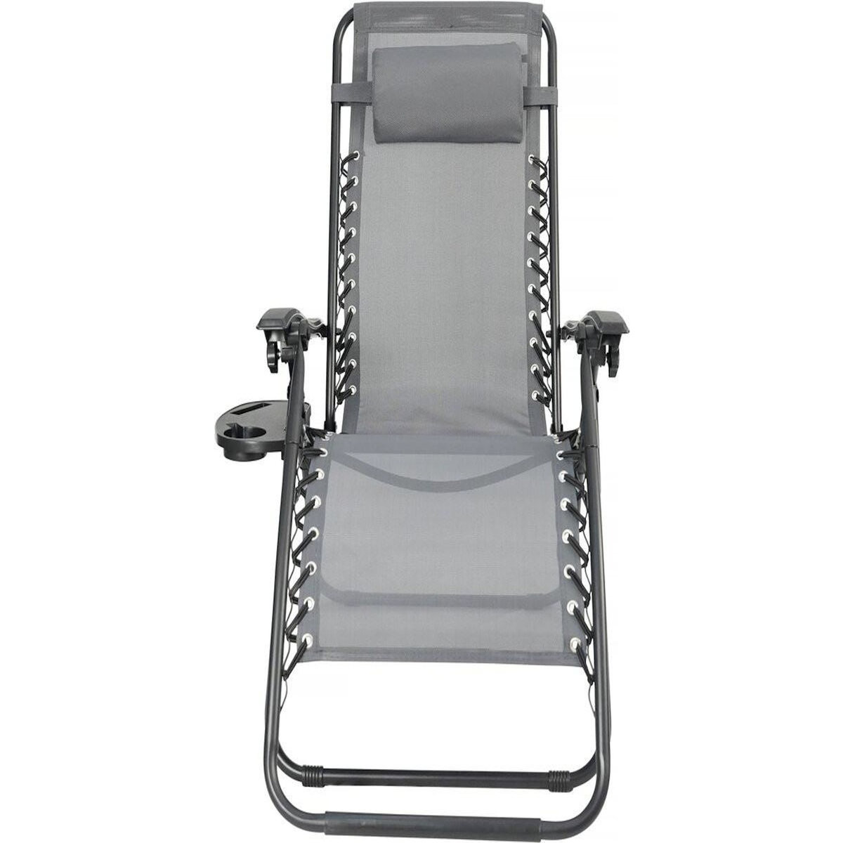 Habitat et Jardin Fauteuil de jardin relax zéro gravité  Sintra  - Gris