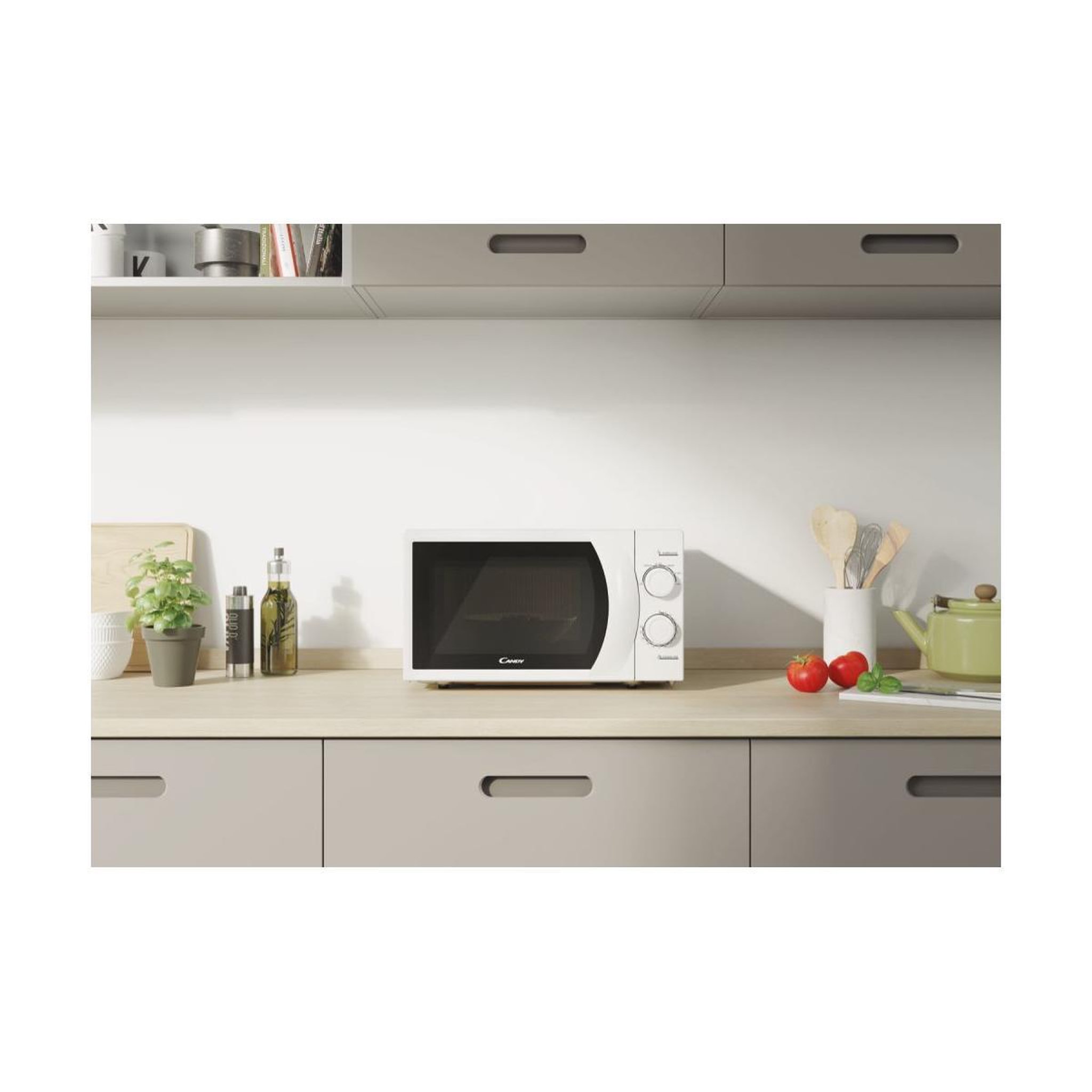 Voir la diapositive 3 : Candy Micro-ondes Candy 20 litres 700 watts blanc