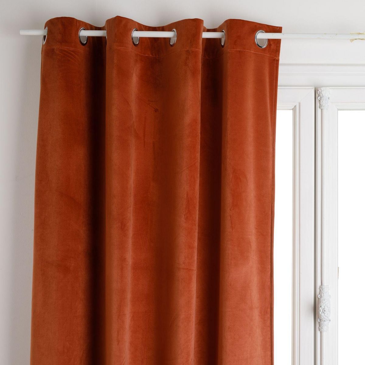 ATMOSPHERA Rideau occultant en velours COCON