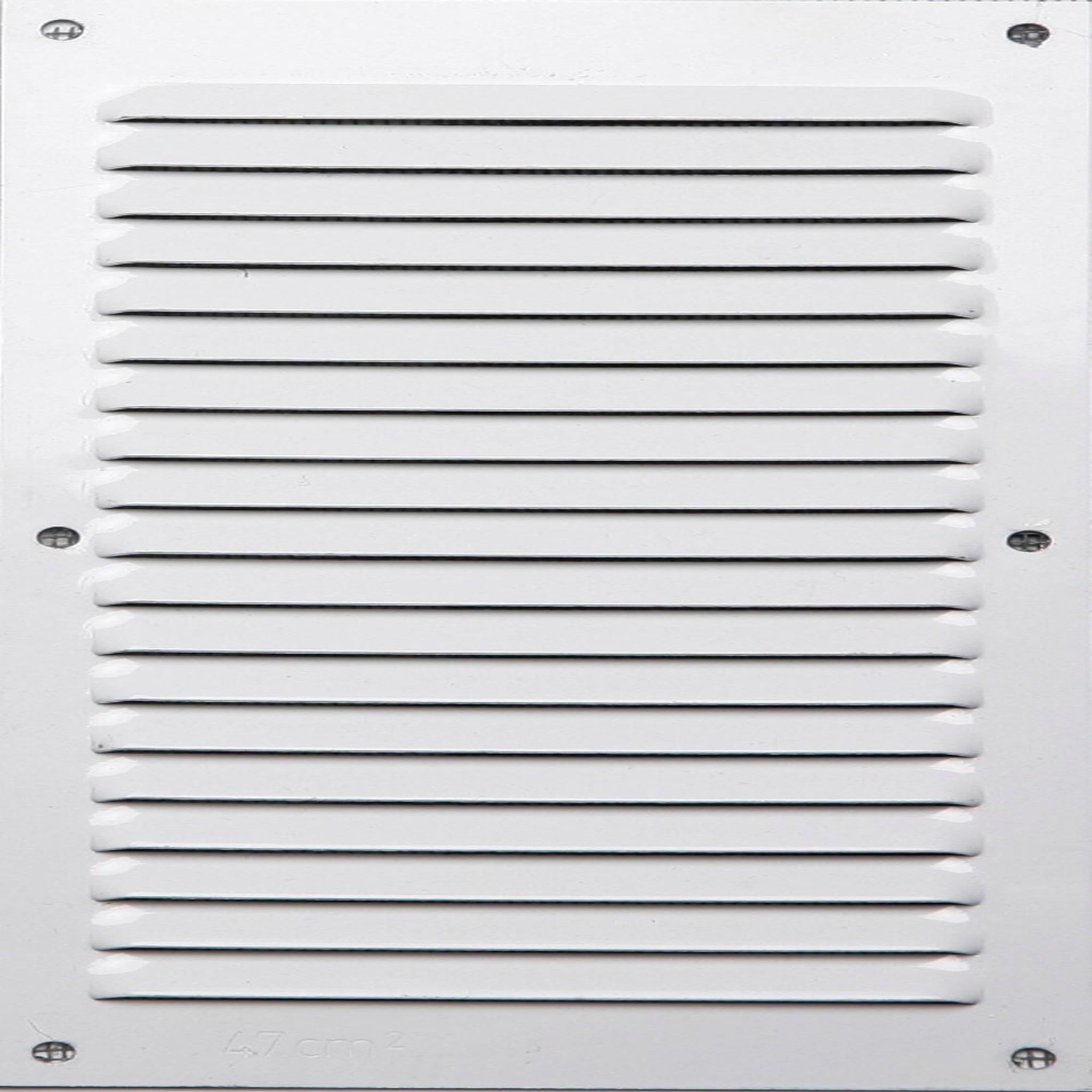 CENTRALE BRICO Grille d'aération aluminium laqué, L.20 x l.10 cm