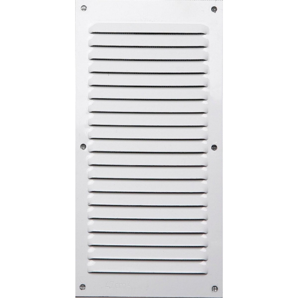 CENTRALE BRICO Grille d'aération aluminium laqué, L.20 x l.10 cm