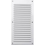 CENTRALE BRICO Grille d'aération aluminium laqué, L.20 x l.10 cm