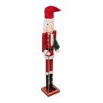 ATMOSPHERA Personnage Déco Casse Noisette  Père Noël  106cm Rouge