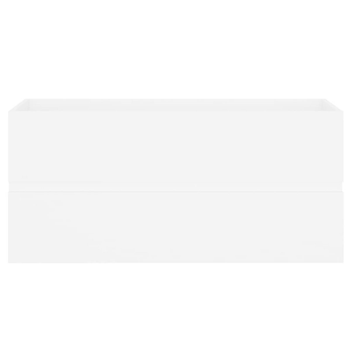 VIDAXL Armoire d'evier Blanc 100x38,5x45 cm Bois d'ingenierie