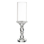 Paris Prix Photophore Design en Cristal  Marie  42cm Transparent