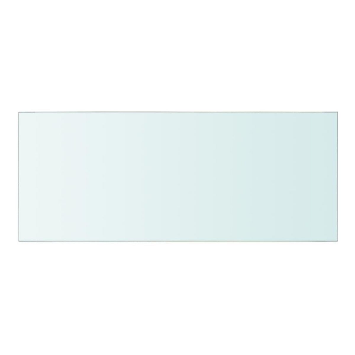 VIDAXL Panneaux d'etagere 2 pcs Verre Transparent 50 x 20 cm