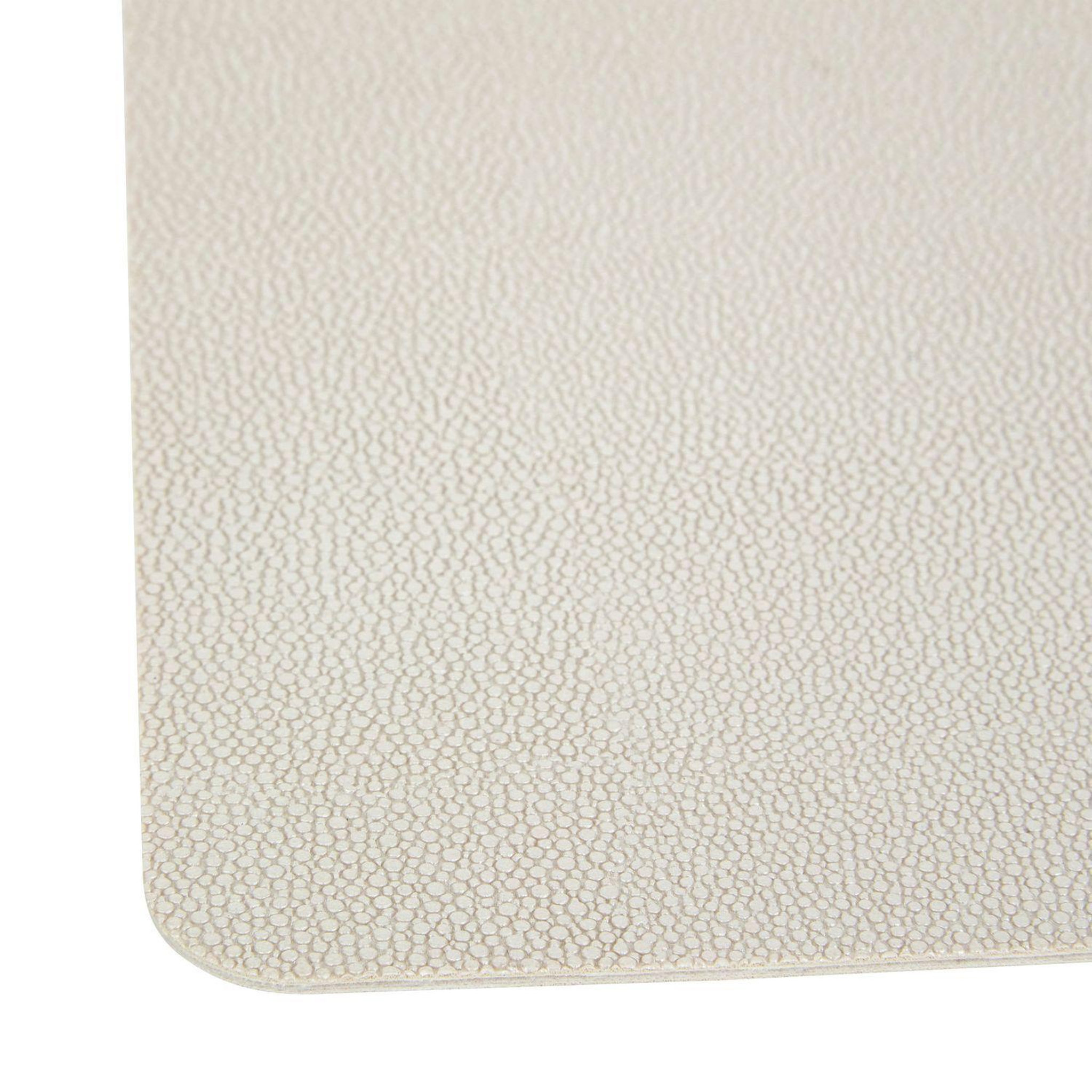Voir la diapositive 4 : ATMOSPHERA Lot de 6 sets de table effet écailles MIRA - 49 x 33 cm - Crème