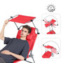 Voir la diapositive 5 : SOBUY SoBuy - Chaise Longue Réglable Pare-Soleil - Fonctionnel - OGS48