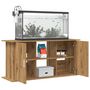 Voir la diapositive 3 : VIDAXL Support d aquarium chêne artisanal 121x41x58 cm bois ingénierie