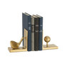 Voir la diapositive 2 : Paris Prix Lot de 2 Serre-Livres Design  Golf  24cm Or