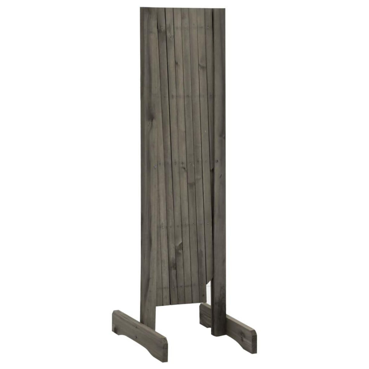VIDAXL Cloture en treillis de jardin Gris 150x80 cm Bois de sapin
