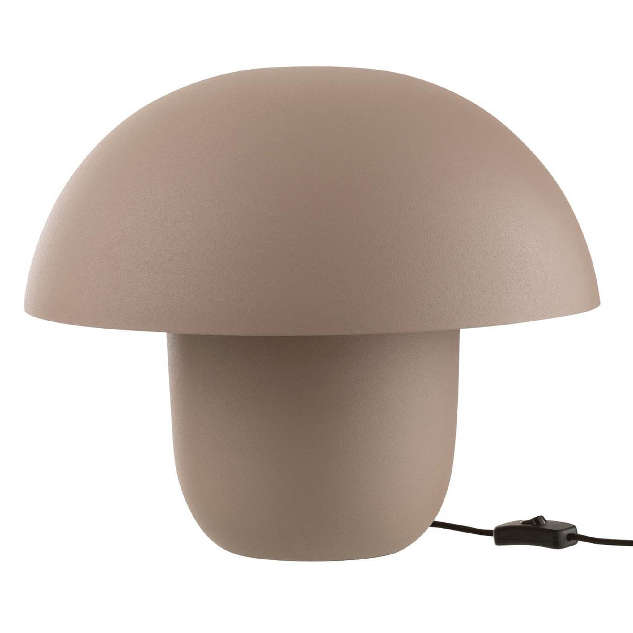 J-LINE Lampe à poser en métal  merle  35cm taupe