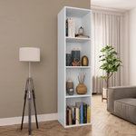 VIDAXL Bibliotheque/Meuble TV Blanc 36x30x143 cm Bois d'ingenierie
