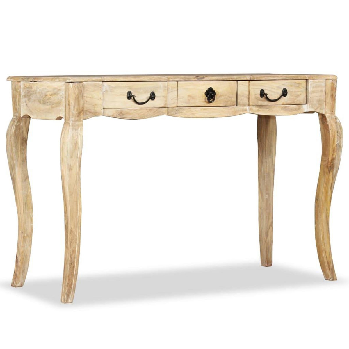VIDAXL Table console Bois de manguier massif 120 x 50 x 80 cm