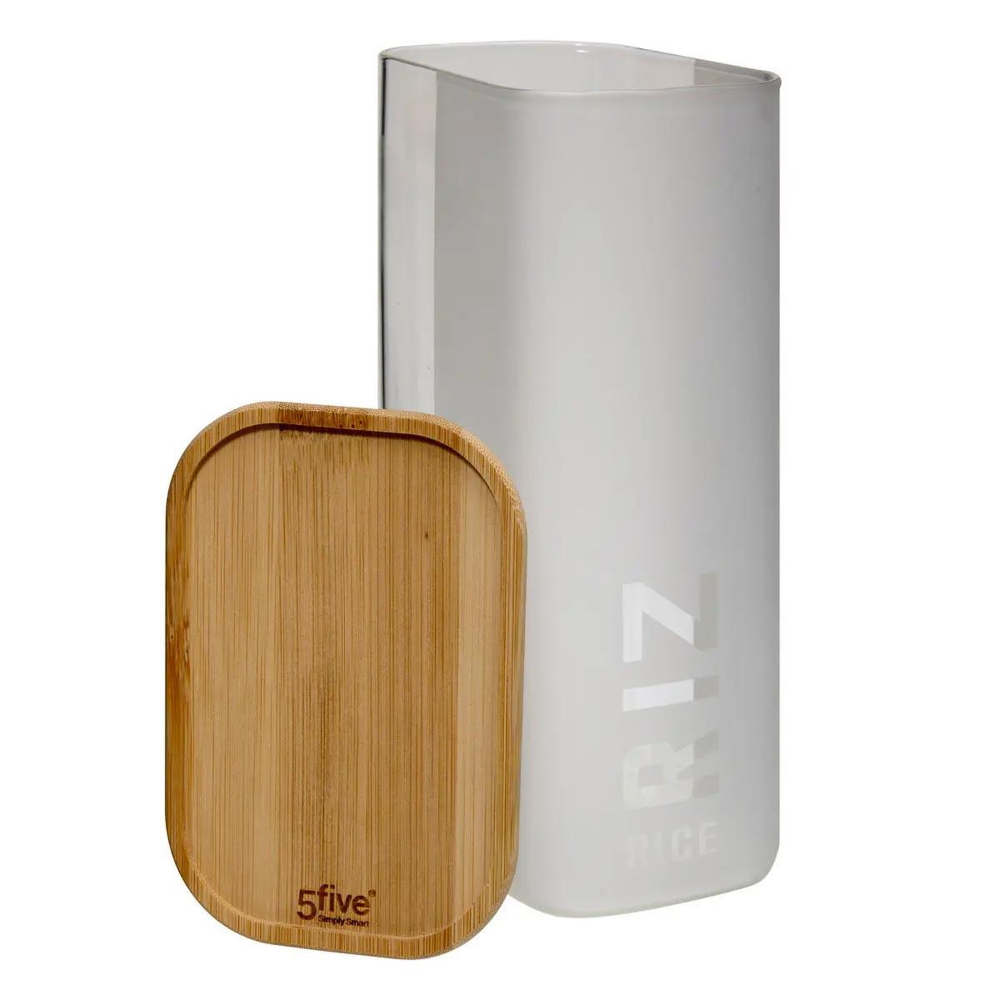 Voir la diapositive 2 : FIVE Boîte à riz en verre  glassy  1,6l transparent