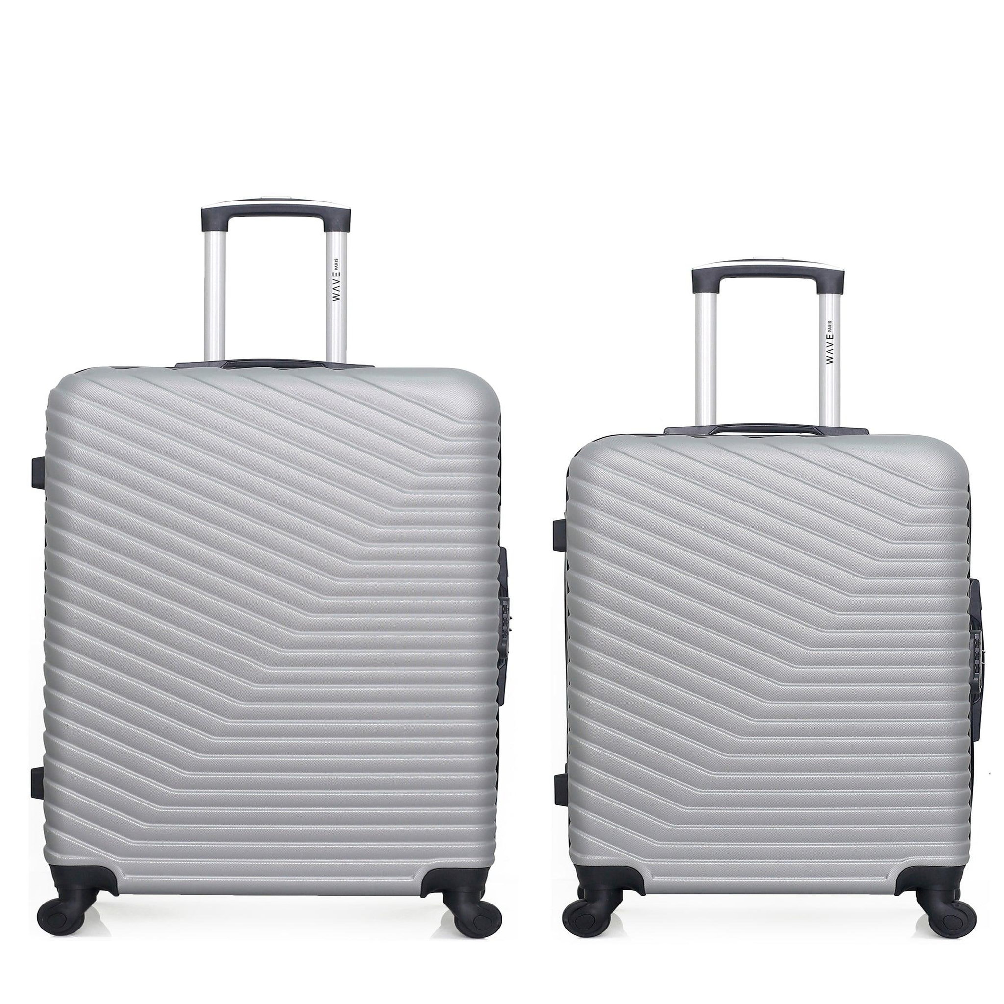 WAVE PARIS Wave paris - lot de 2 - valise grand format et valise weekend lena