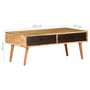 Voir la diapositive 6 : VIDAXL Table basse 100x50x39 cm Bois d'acacia solide