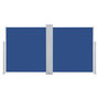 Voir la diapositive 4 : VIDAXL Auvent lateral retractable Bleu 100 x 600 cm