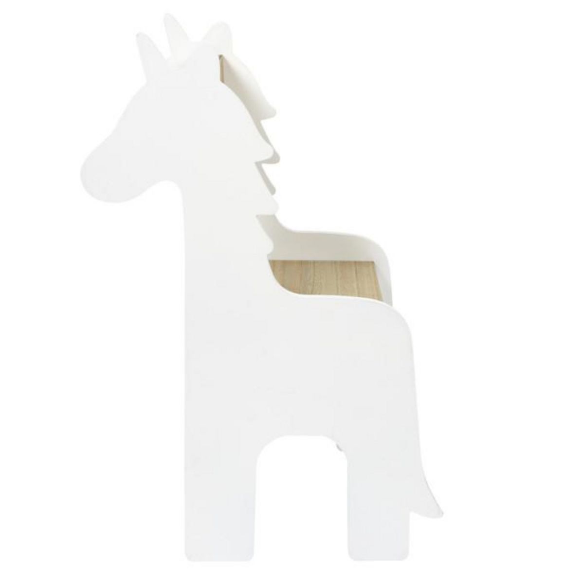 Paris Prix Chaise Enfant Design  Licorne  60cm Blanc & Naturel