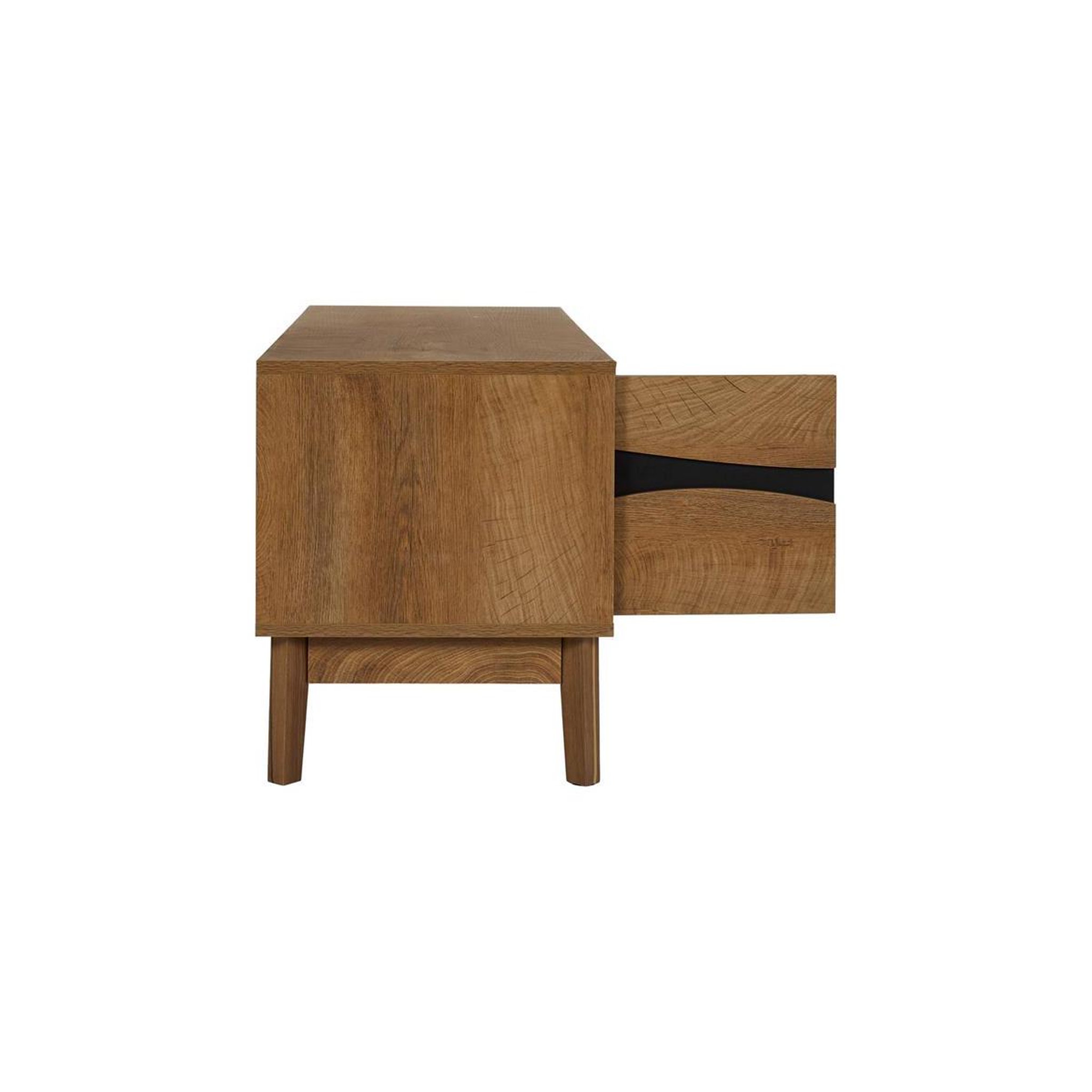 Voir la diapositive 6 : The Home Deco Factory Meuble tv 2 portes  forest  110cm marron