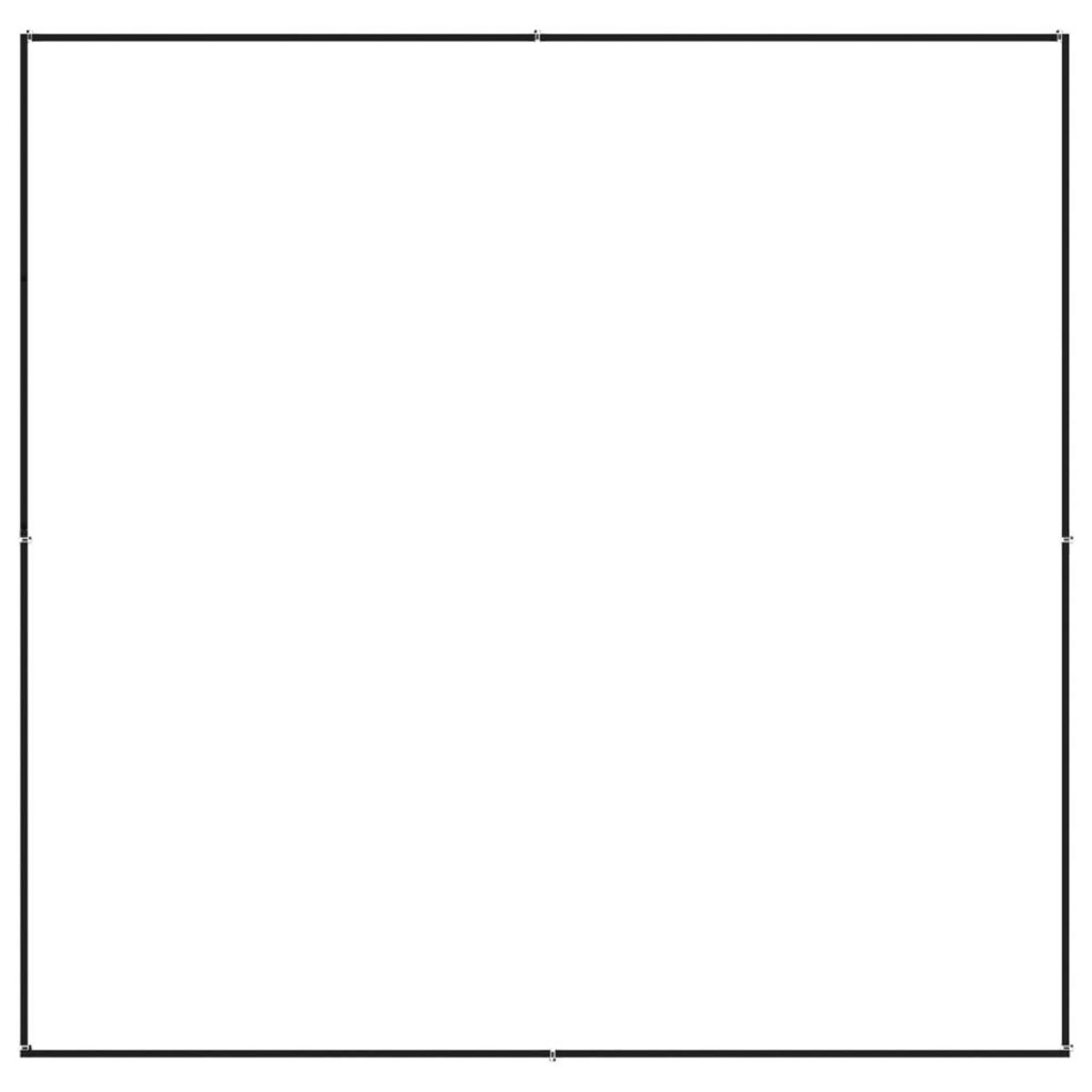 VIDAXL Chenil Noir 4 m^2 Acier